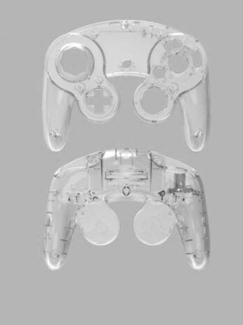 Carcasa de reemplazo para control mando de Gamecube Transparente